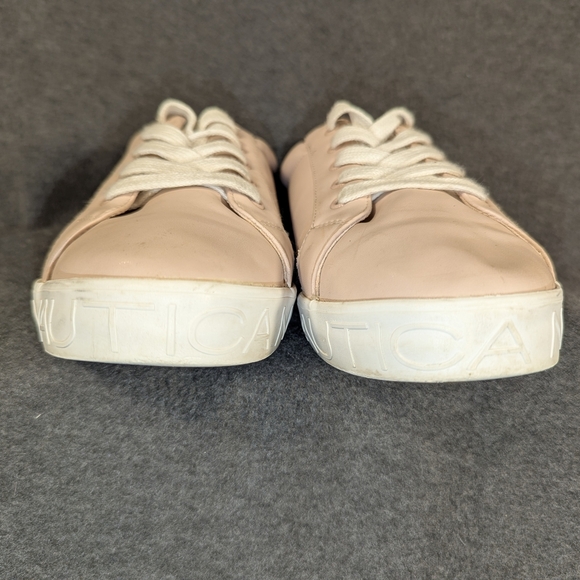 Nautica Cream Sneakers Classic Canvas Style - Picture 10 of 13